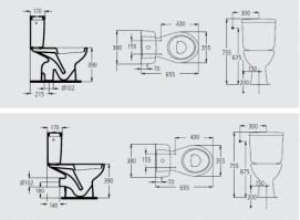 IDEAL STANDRAD ECCO TAPA WC